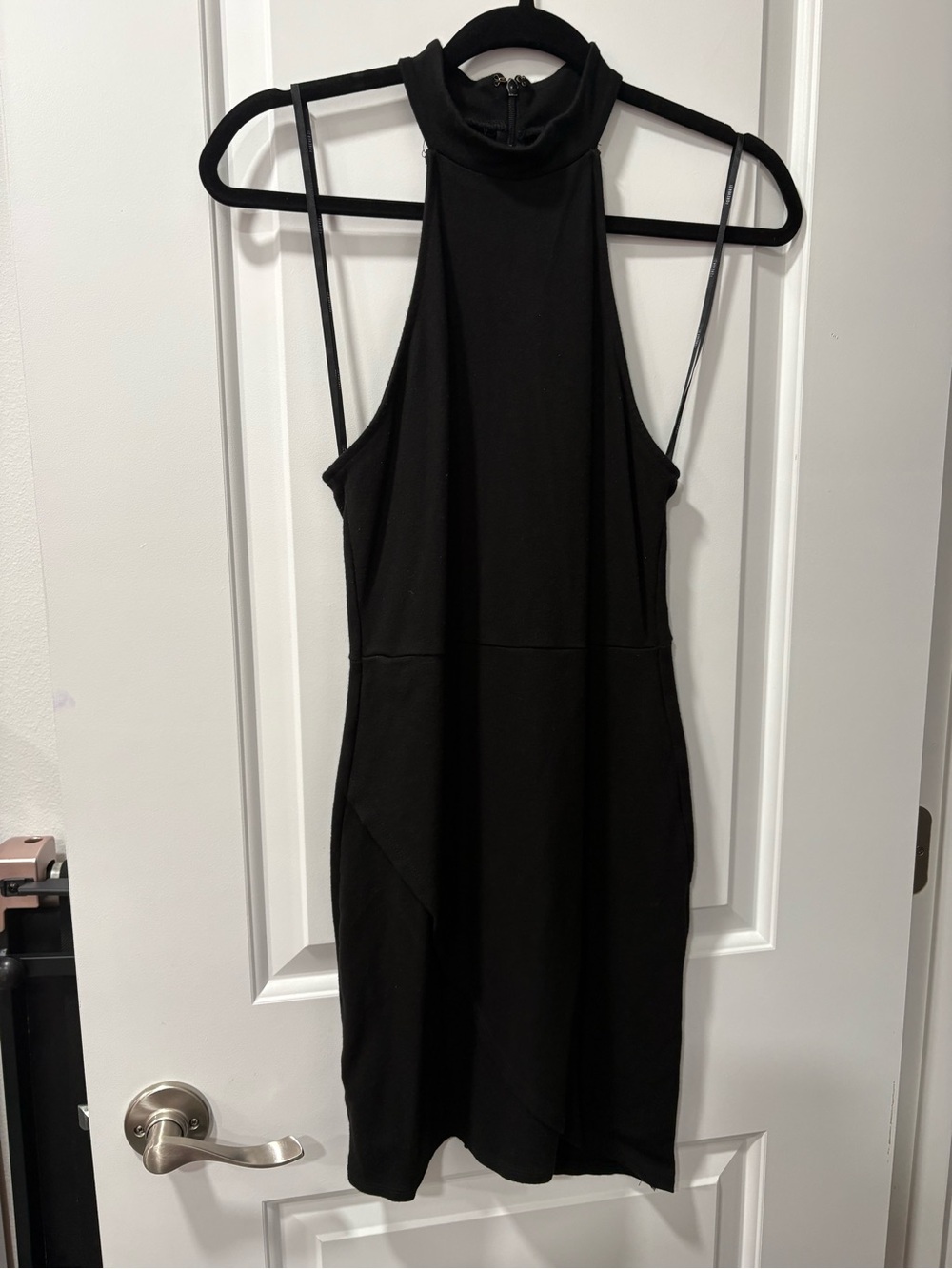 Forever 21 Black High Neck Mini Dress
